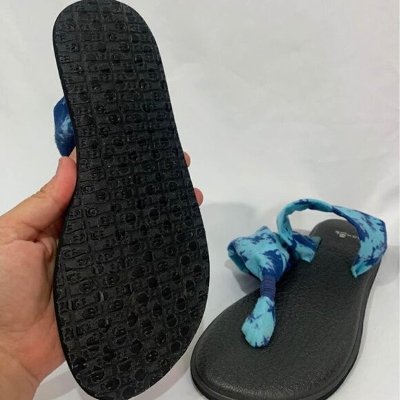 sanuk wrap sandal. Teal/black. Brand new. Size 6. Woman’s shoe. - Picture 7 of 9
